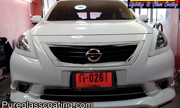 PURE GLASS COATING NISSAN ALMERA